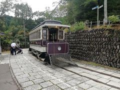 明治村といえば乗り物！
市電の京都七条駅にて