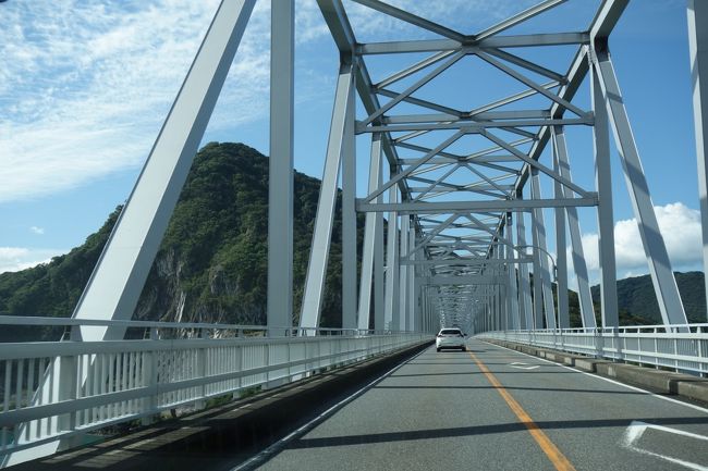 三角大矢野道路に入らず、天門橋を渡って大矢野島へ。