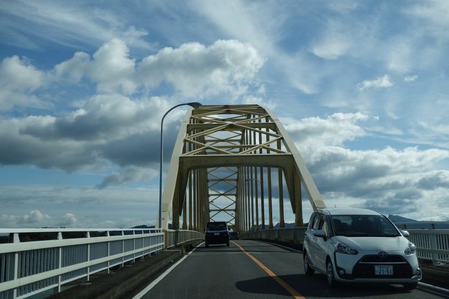 ミュージアムを見た後は、大矢野大橋を渡って天草上島方面へ。