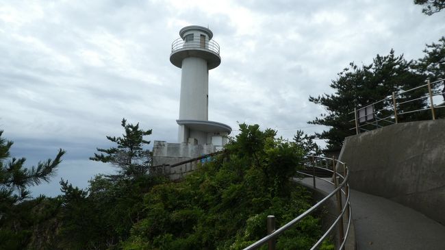 灯台を経由して　入ったところまで戻ります