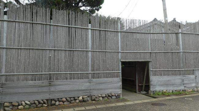 風から町を守る　竹矢来