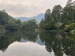 朝霧がどうしても見たくて今度は金鱗湖へ。しかしとってもクリアな金鱗湖でした。残念！