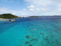 またまた歩いて阿嘉島へ、大橋から最後の眺め