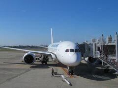 快適なＢ７８７のフライトでした。