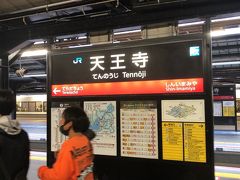 天王寺駅から、JR環状線で大阪城公園駅へ向かう。