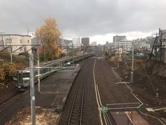 南小樽（南樽）で下車

小雨まじりであいにくの天気