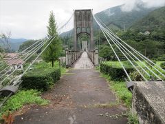 ここには桃介橋があります．以前新聞で紹介されていたのを見て以来，行ってみたいと思っていた所です．