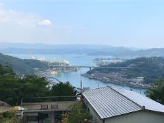 海側は青空で絶景絶景！あの橋が新尾道大橋なのかな？