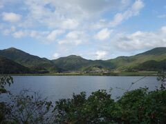 波の橋立の島側の淡水湖