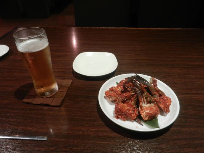 ケジャン<br /><br />いまいち食べ方がわからない