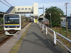 銚子駅から約１時間、成東駅に着いた。