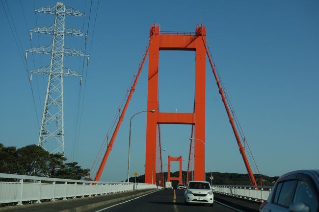 今度こそ戻ります。。。<br />平戸大橋を渡って来た道を戻ります。