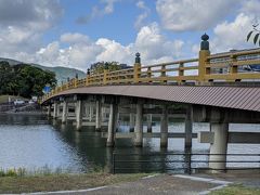 6㎞ほど進むと東海道の名所「瀬田の唐橋」に到着

