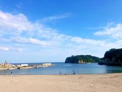 奥松島月浜海水浴場。