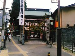 まずは、櫛田神社です。博多の総鎮守で、博多祇園山笠が奉納される神社です。