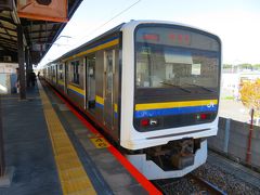 京成線にて自宅出発、京成成田でJR成田線に乗換。