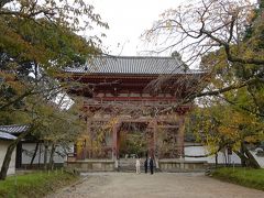 ランチの後は、醍醐寺の伽藍エリアへ。
豊臣秀頼が再建した仁王門をくぐります。