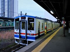 取手からは関東鉄道常総線で下館へ向かいます。自宅から近いながらもこれが初乗車！