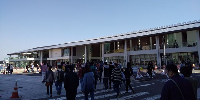 広島駅に着き、JRに乗り換えて、呉市のあるホテルに荷物を置き、宮島に向かいます。JR宮島口で降車します。駅から少し歩いて、フェリーに乗ります。