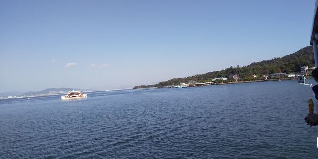 違う船会社のフェリーも、ピストン輸送しています。