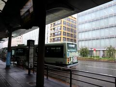 清水道から、京都駅までバスに乗ったら…
なんと、京都駅に着いたら、大雨が降っていた！！！
マジで土砂降り！
良かった～、バスを待っている間とかに降ってこなくて。