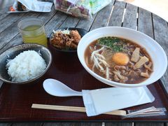 昼食は徳島自動車道の吉野川サービスエリアで徳島ラーメン