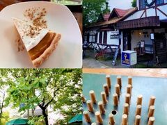 軽井沢駅近くの旦念亭にて。