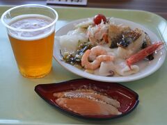 海鮮バイキング、福井名物の焼き鯖寿司は美味しかったです☆