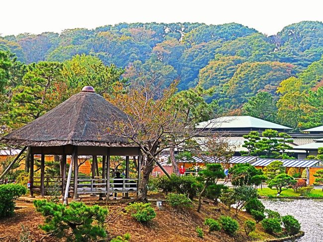 横浜13 三溪園a 国指定名勝 日本庭園-17.5haの敷地 ☆伝統的建造