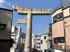 山王神社二の鳥居(一本柱鳥居)