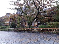 次に向かったのは祇園白川。京都らしい風情のある景色を楽しむことができます。
町家に白川、石畳が絵になりますね。
