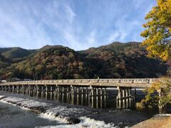 嵐山渡月橋。