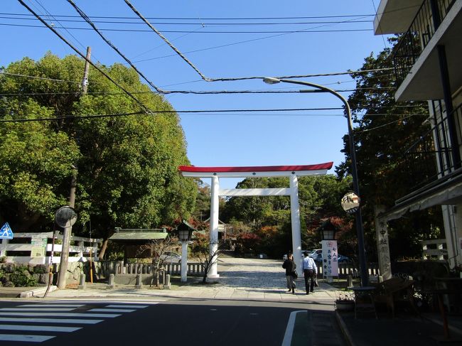 鎌倉宮の鳥居。