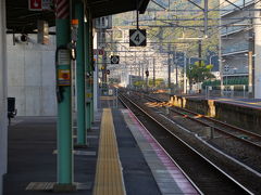 横川駅から電車で宮島を目指します。