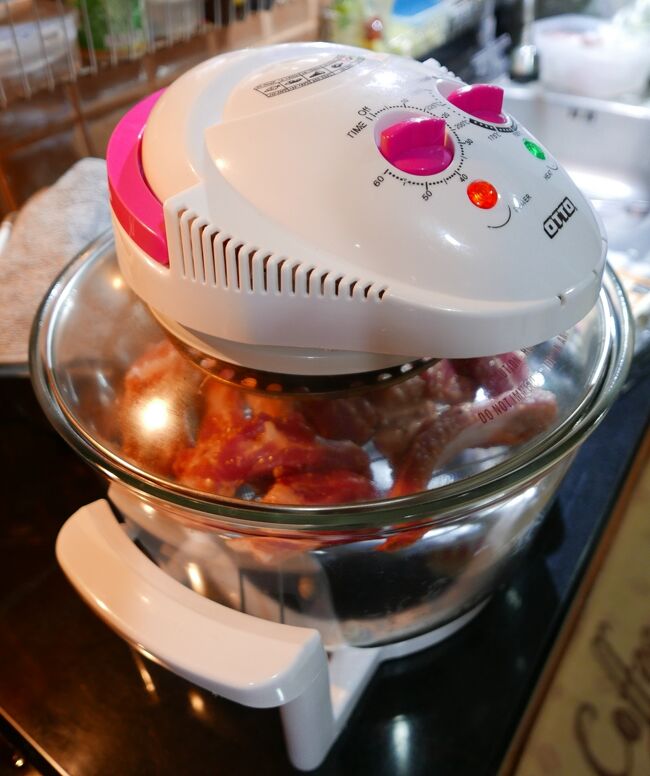 この料理調理器で焼きます。