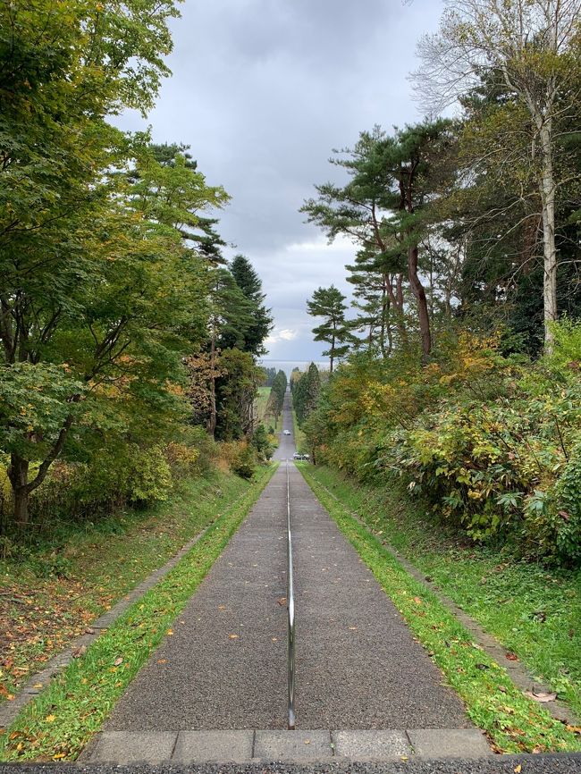 チェックアウトしてレンタカーでトラピスト修道院へ。<br />トラピストへのまっすぐな道。心もこうありたいものです。<br />函館といえばトラピストのクッキーという時代が懐かしい。