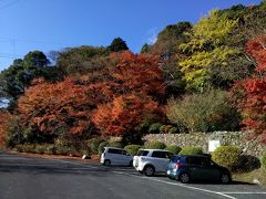 両子寺駐車場の紅葉