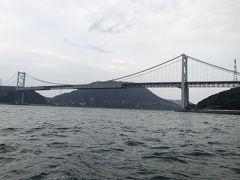 関門橋です！
海から見るとより大きく感じます。