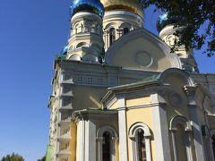 ウラジオストックの観光の目玉であるインターセッション大聖堂です。いかにもロシア正教らしい玉ネギ屋根が目印。