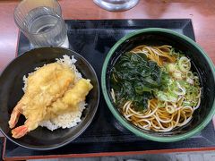 仕事を終えて帰路に。
帰りは、上野で降りて秋葉原経由。
秋葉原駅の立ち食いそばで夕食。
海老天丼セットが490円は安い！