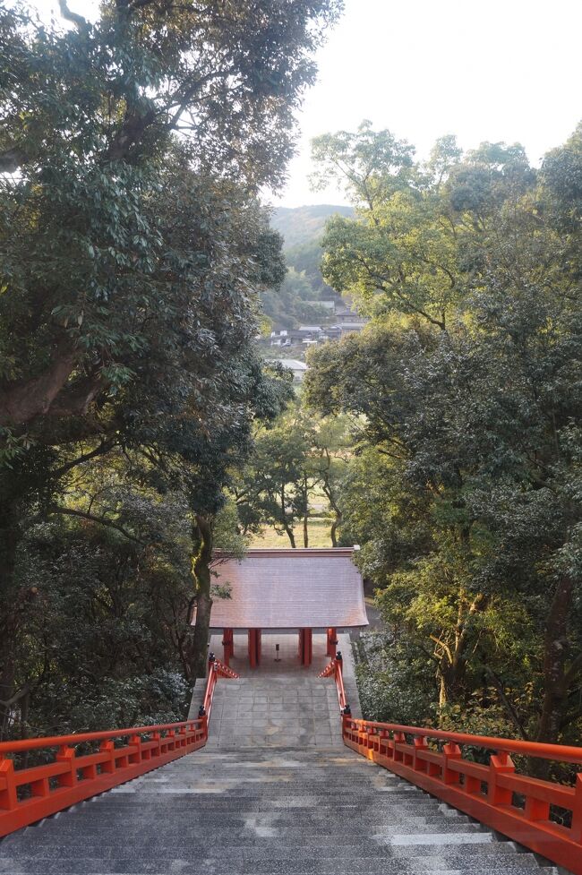 宇佐神宮が建つ亀山は、昔から貴人の墓では<br />ないかと言い伝えられてきたという。<br /><br />平安時代の延喜式神名帳という各地の神社一<br />覧には、宇佐神宮は「廟神社」とされており、<br />墓と神社が合わさったものとされている。<br /><br />