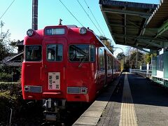 そして、終点の御嵩駅へ。この先は行き止まりなので、このまま乗ってきた電車を折り返します。。