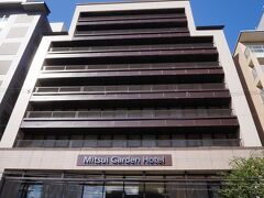 今夜のお宿は、三井ガーデンホテル京都四条。