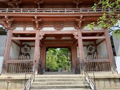 醍醐寺の「仁王門」前にやってきました。この中は、五重塔などの伽藍エリアになります。