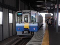 接続めっちゃいいですね。今度の電車は単行運転。