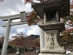 日吉大社の鳥居です。

この先、本殿まで長い参道が続きます。
