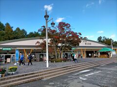 山中湖を抜けてトイレ休憩で立ち寄ったのが、道の駅富士吉田