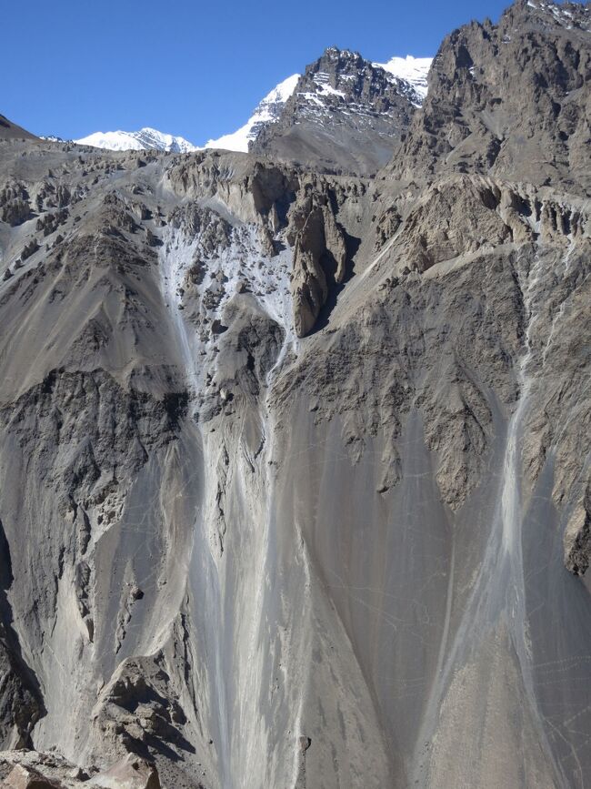 右上の平らっぽいところを行くらしい。