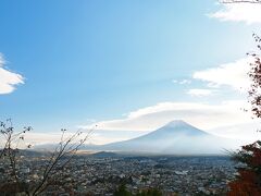 途中、何度か坂道と階段が合流するから、疲労度や足の状態に合わせてルートを変更可能になっていた。
階段なら背後に富士山がみれるので、体力に自信があって景色を楽しみたい人は階段がお勧め。