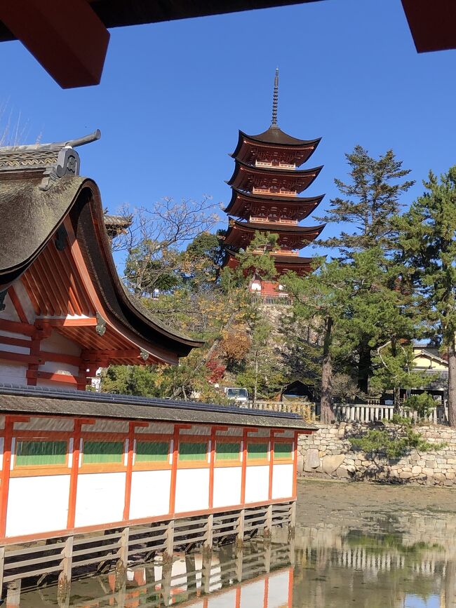 これ以上無いほどの快晴に恵まれました<br />干潮で地面が見えてました